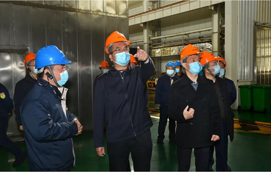 【陜鼓集團】西安市委常委、市委統(tǒng)戰(zhàn)部部長楊廣亭深入陜鼓實地調研指導疫情防控及復工復產工作